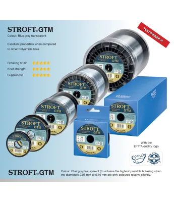 Various Diameter Stroft GTM 25m Monofilament Fishing Line 