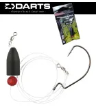 Darts Carolina Rig with Brass Bullet Weight