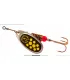 Mepps Black Fury | Silver / Yellow Dot 