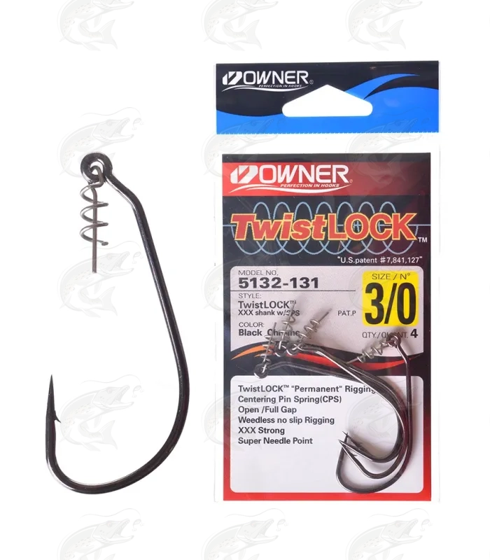 Owner 1 Size Soft Plastic/Worm Hook Fishing Hooks for sale