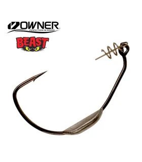 Rohuvabad konksud Owner Weighted Beast with Twistlock