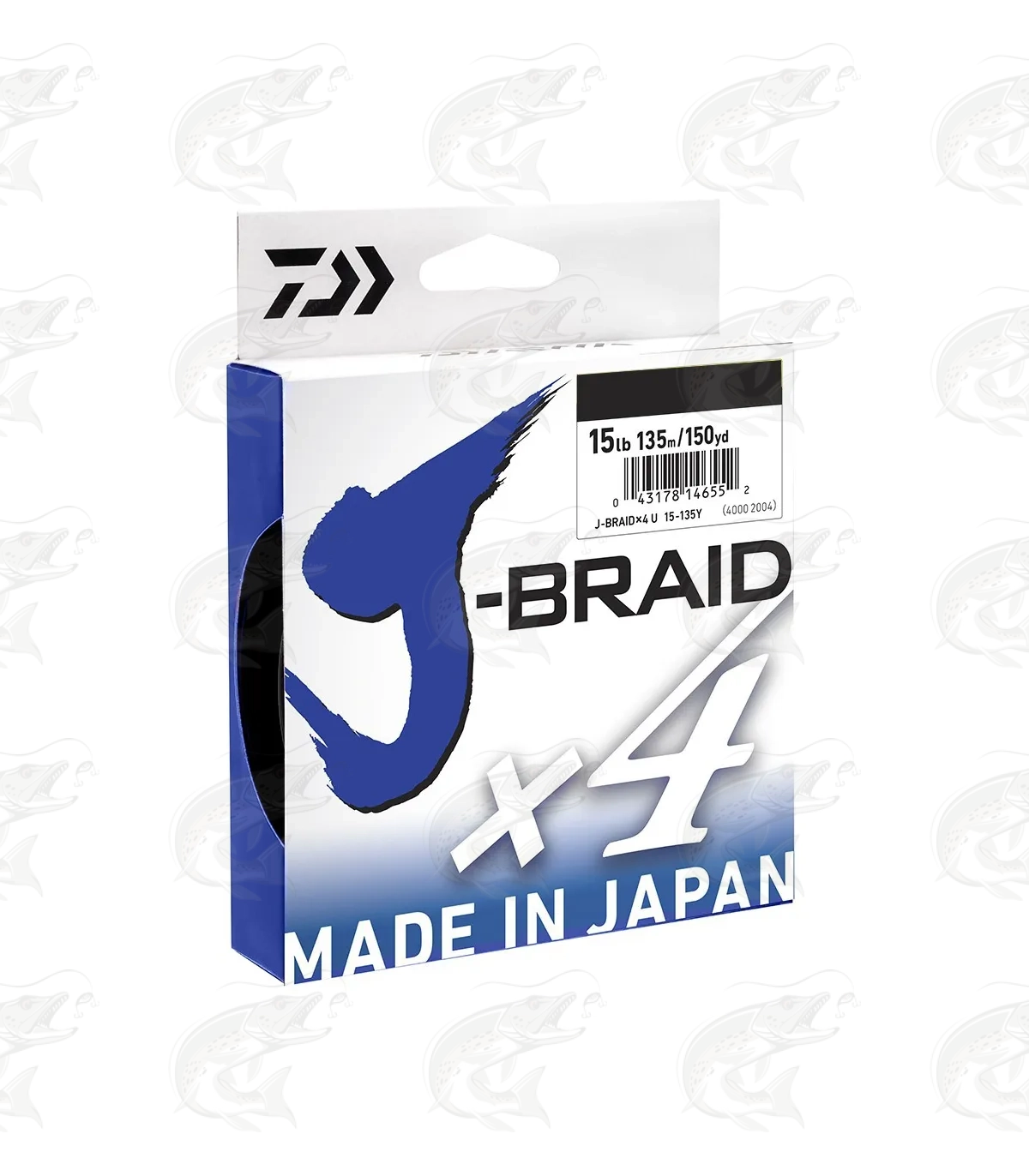 Green - Daiwa J-Braid X8/X4 Braided Fishing Line