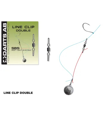 Darts Line Clip Double