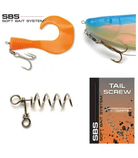 Kahe aasaga otsakruvi kummilantidele "Darts Tail Screw"