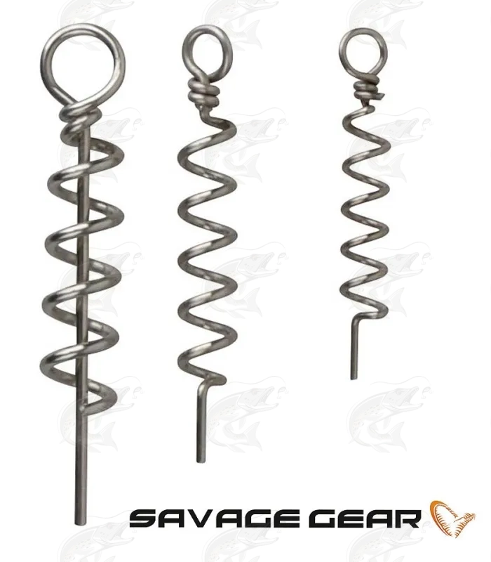 1/0; 2/0; 2 Savage Gear Corkscrew Release Rig 2pcs Sizes 