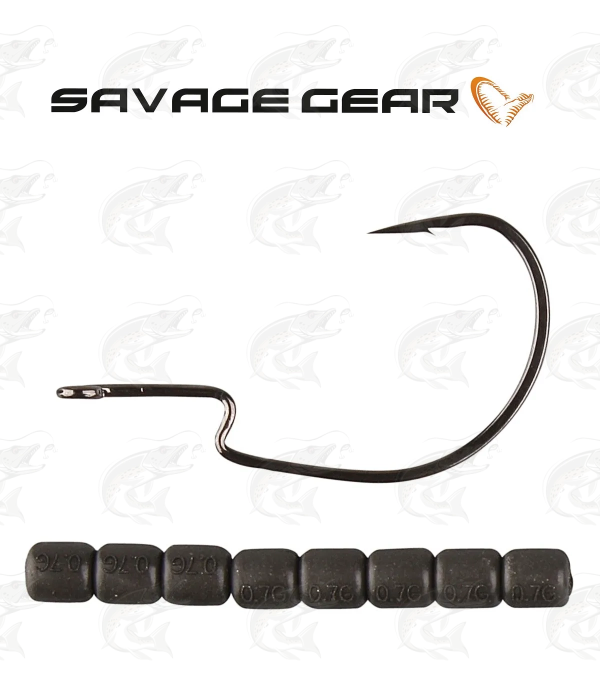 Savage Gear Armor Soft 4 Play Offset Treble Hooks