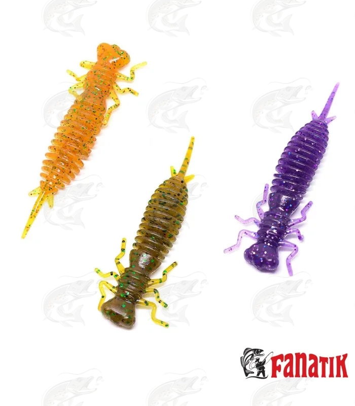 Fanatik Real Larva 3, Hand Poured Soft Plastic Fishing Lures, Type  Dragonfly Larvae / Bug, Irresistible to Predators drop shot baits, Color  003 (Maple Syrup) 6 Pack, Soft Plastic Lures -  Canada
