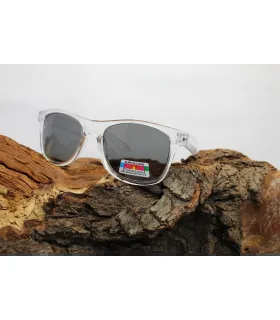 Balzer Polarized Sunglasses | Transparent Frame - Grey Lenses
