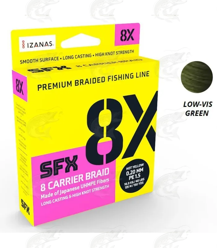 Sufix SFX 8X Braided Line
