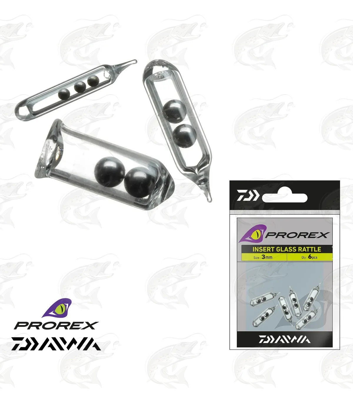 Daiwa Prorex Screw-In Insert Glass Rattle