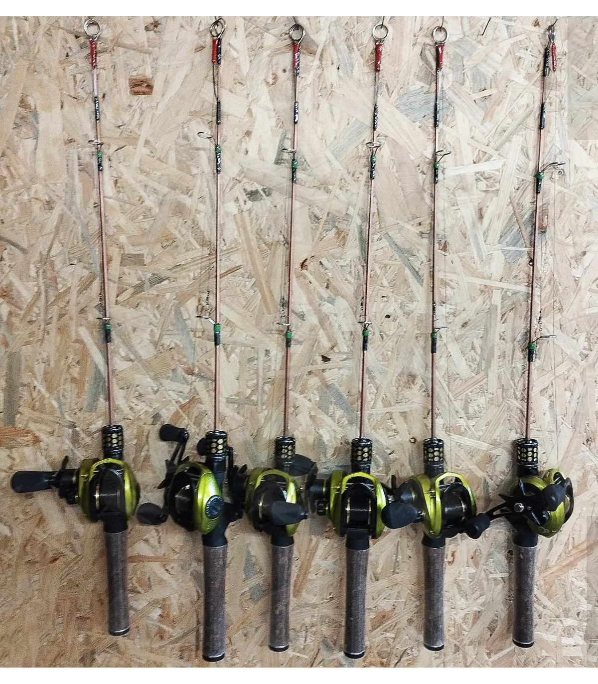 Fishing Rod Holders for Wall, Strong Bearing Capacity Wall Rod Holder 10  Holes