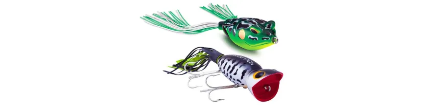 Topwater: lures & baits