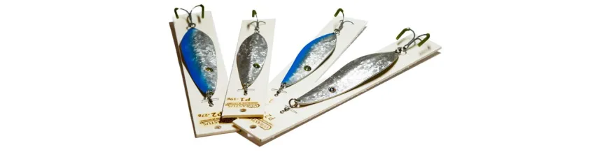 Handmade spoons for pike "Viirastus"