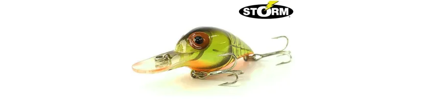 Storm lures: crankbaits and wobblers