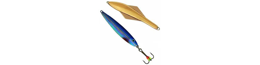 Spoons and Vertical jigging lures for ice fishing