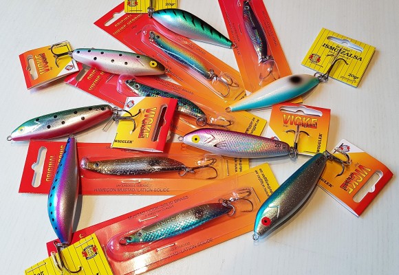 Classic trout lures from Sweden